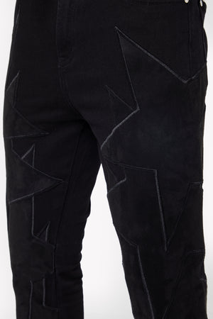 All Black Stars Denim