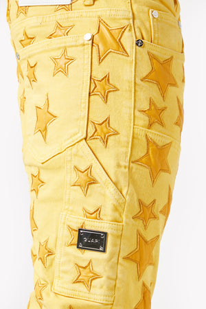 Cyber Yellow Stars Denim