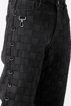 Obsidian Black Braided Pant