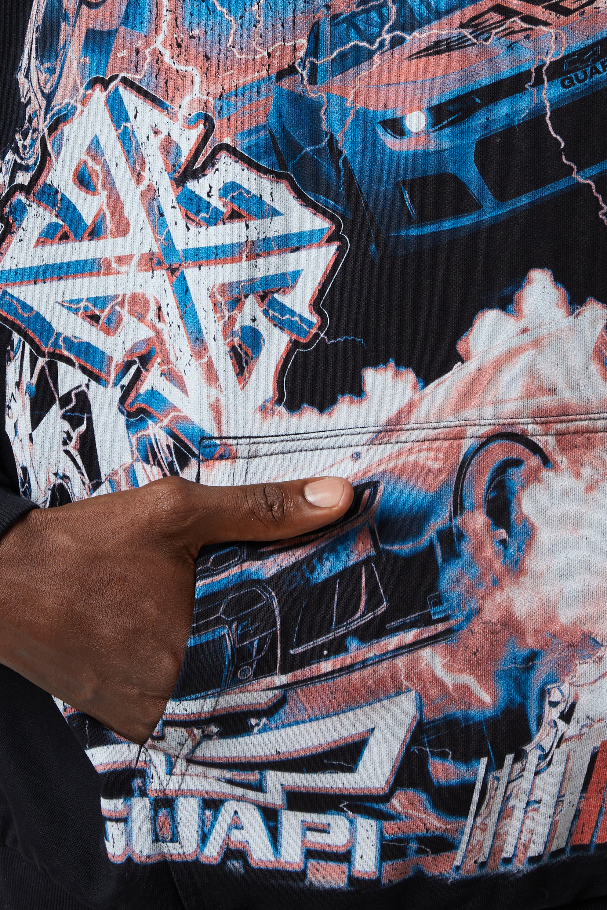 Black Nitro Drift Hoodie V1