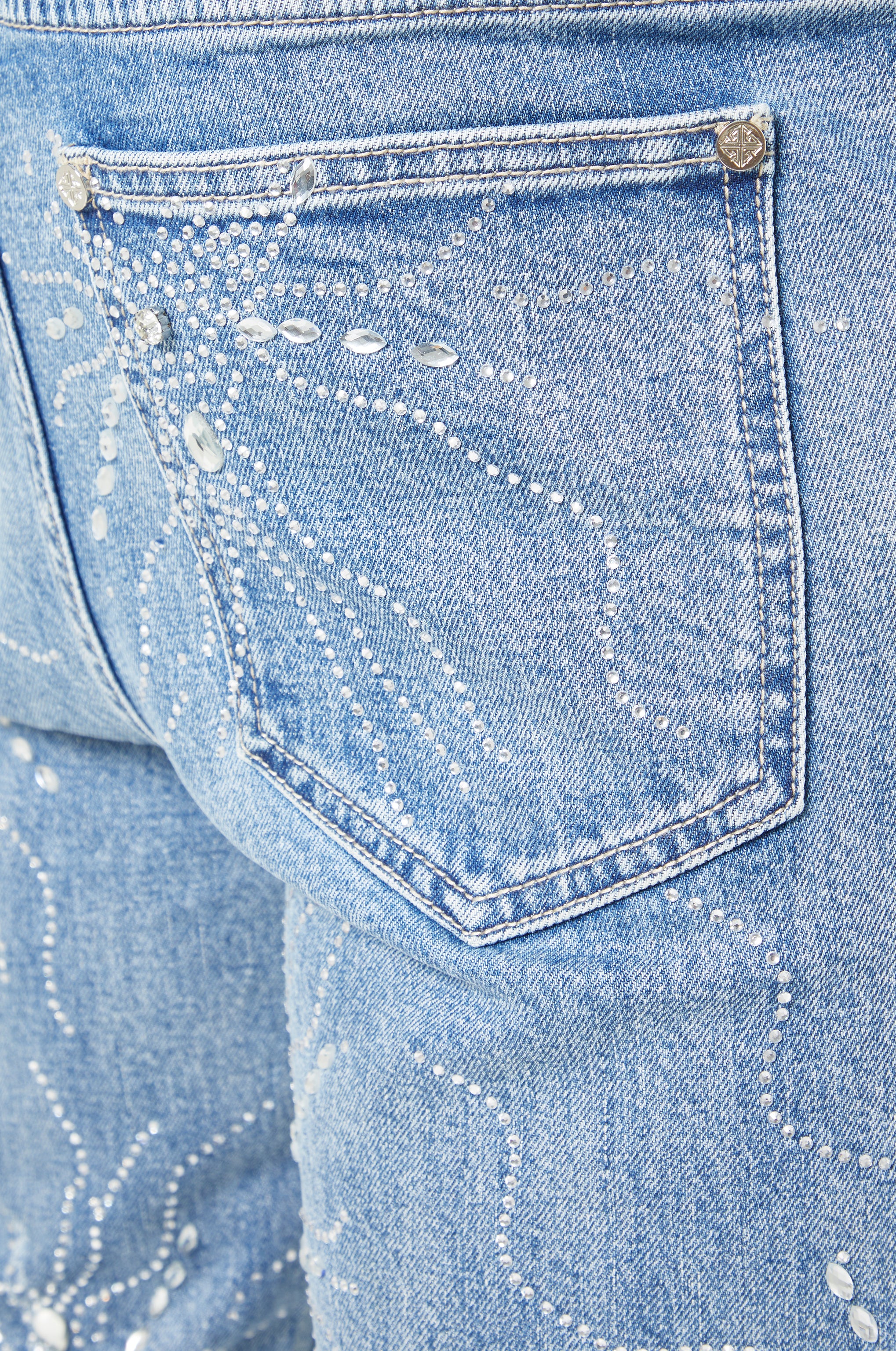 Steel Blue Spider Denim