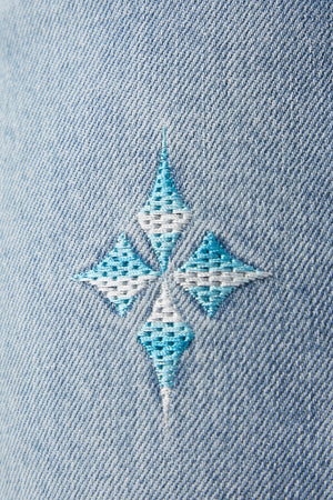 Aqua Blue Starflareデニム
