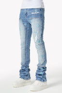 Aqua Blue Starflare Denim