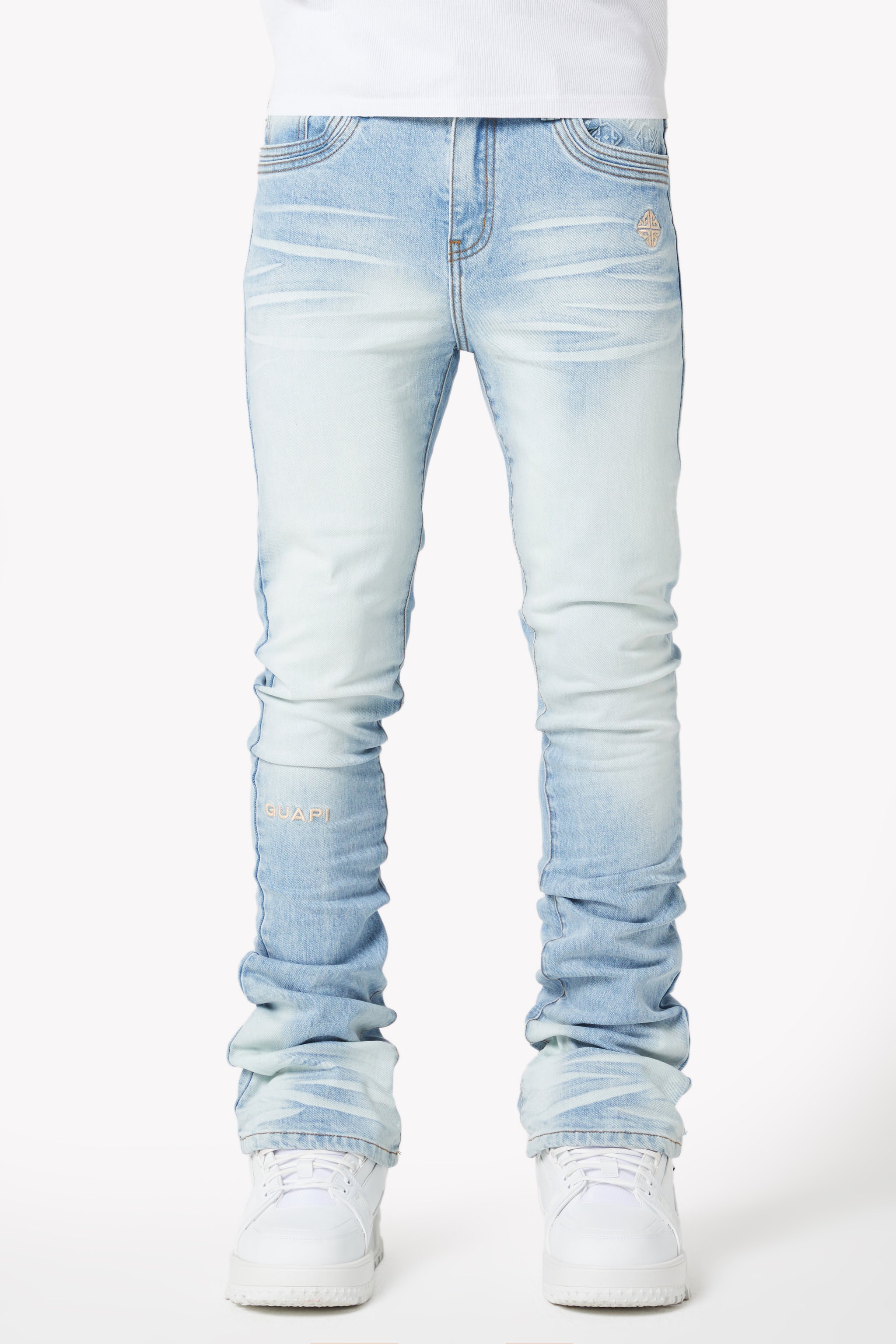 Aqua Blue Basics Stacked Denim V2