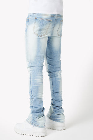 Aqua Blue Basics Stacked Denim V2