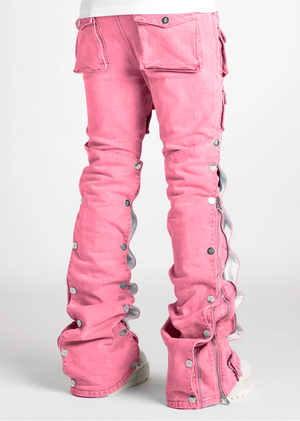 French Rose Stacked Premium Denim