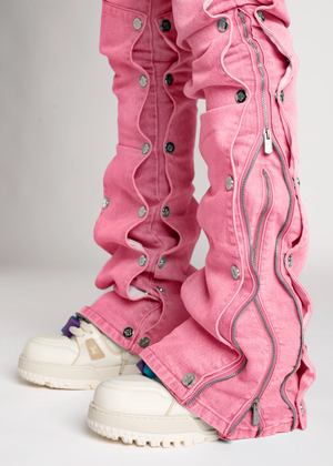 French Rose Stacked Premium Denim