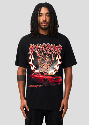 Obsidian Black Dodge Demon Tee V2