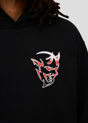 Obsidian Black Dodge Demon Hoodie