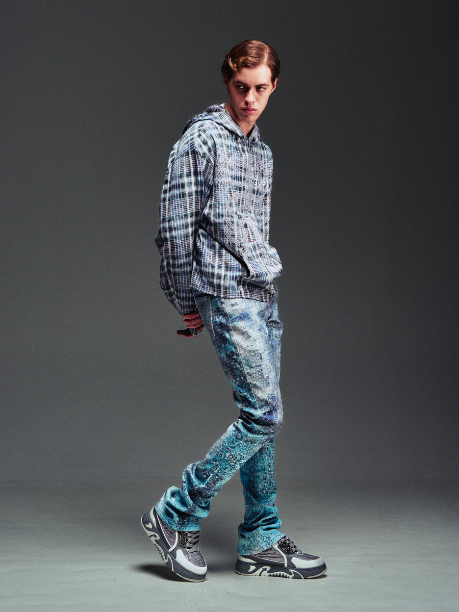 Frosted Paisley Denim