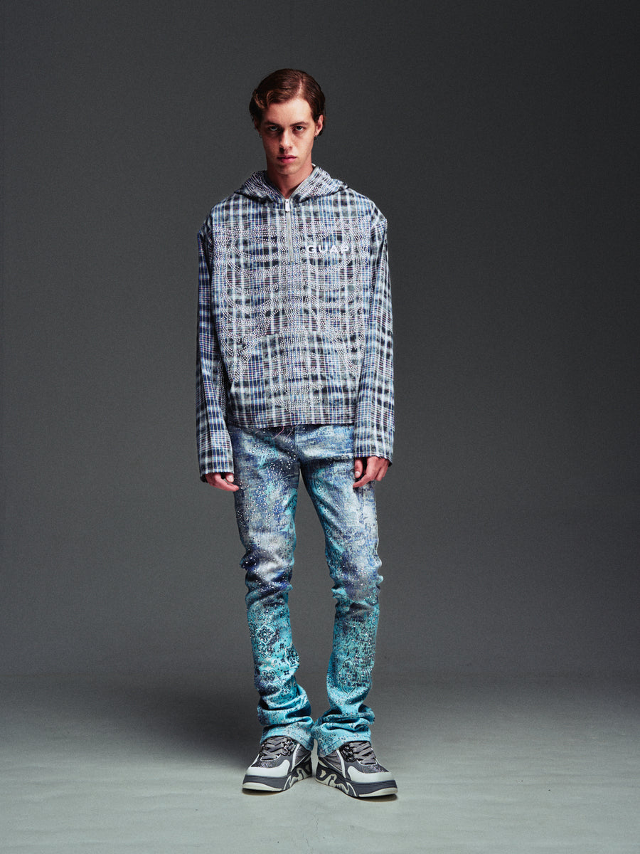 Frosted Paisley Denim