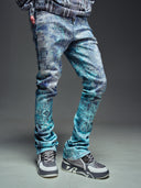 Frosted Paisley Denim