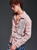 French Rose Plaid Shirt