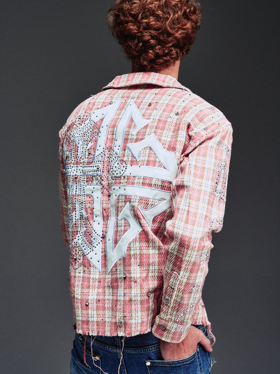 French Rose Plaid Shirt