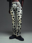 Vintage Blue Stars Denim V2