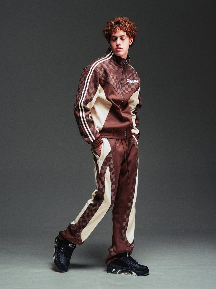 Oak Brown Grand Prix Track Pant