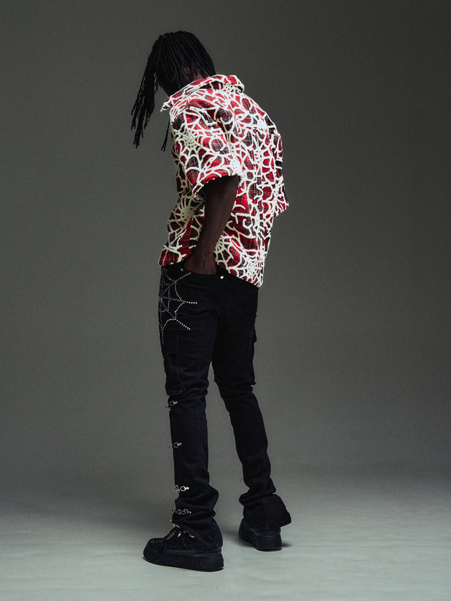 Blood Red Widow Web Shirt