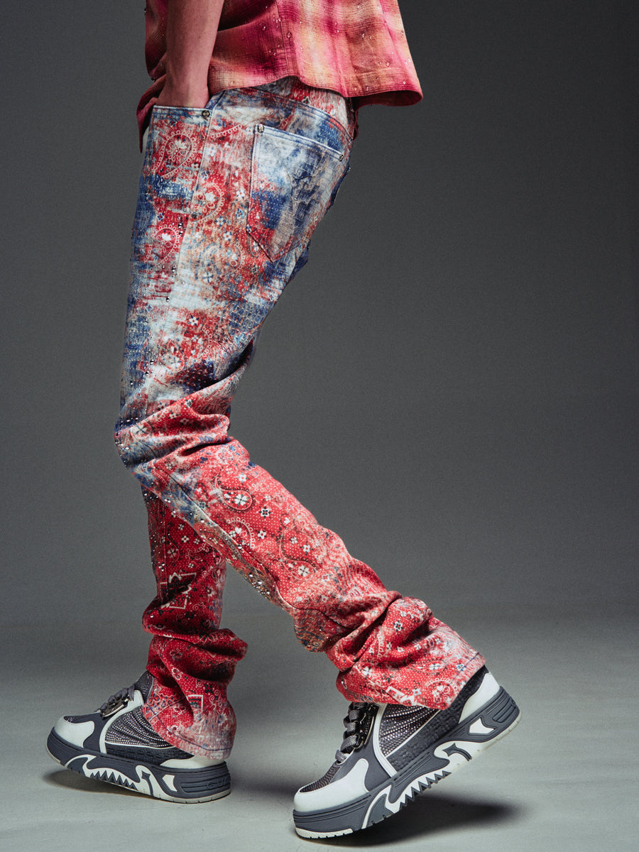 Red Dust Bandana Denim