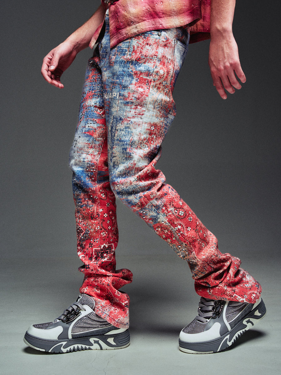 Red Dust Bandana Denim