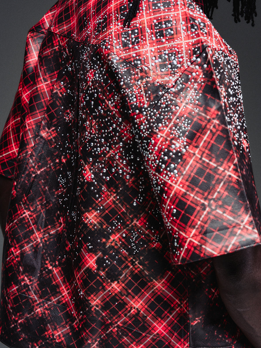 Vintage Inferno Leather Shirt