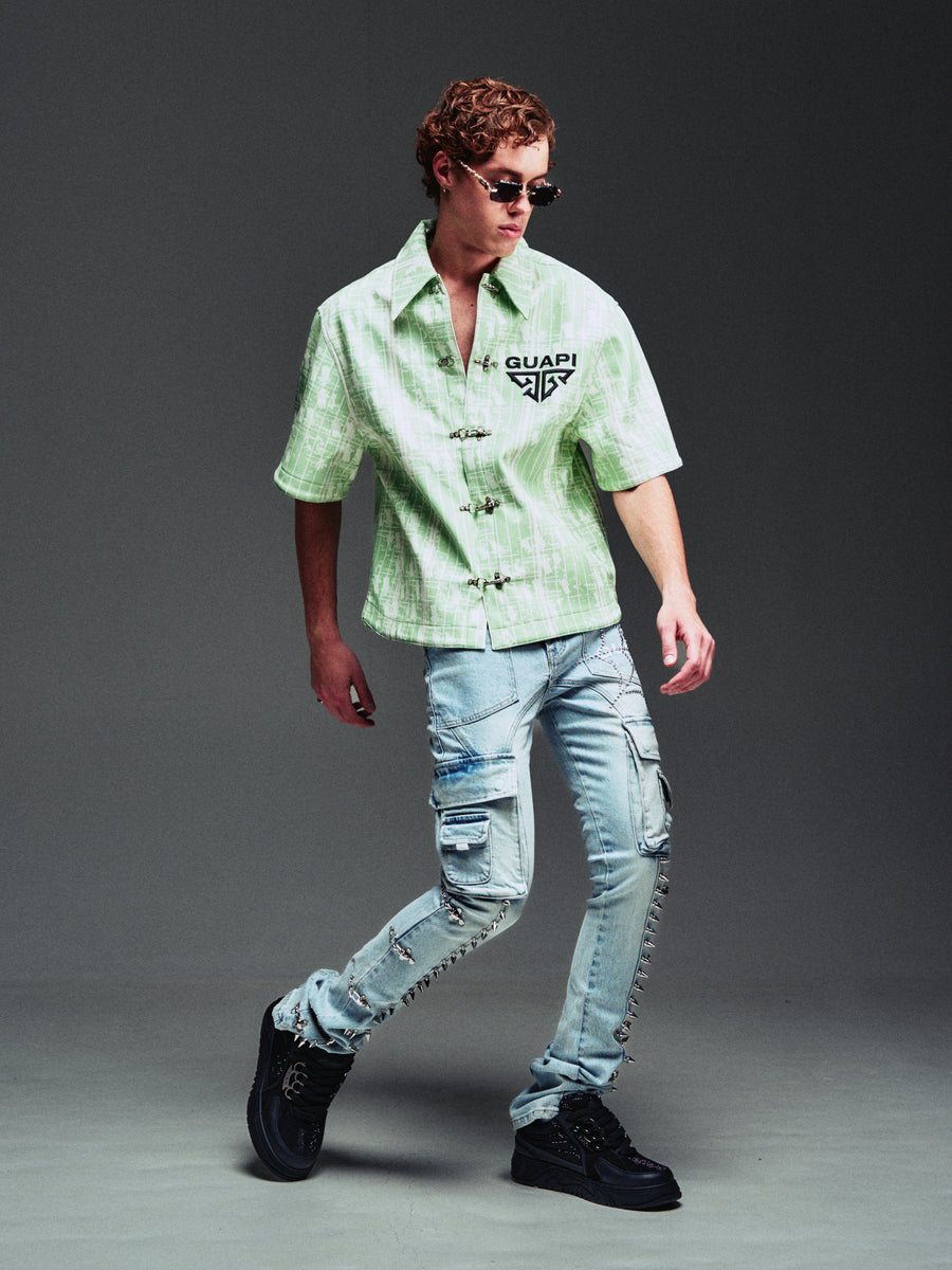 Mint Glock 17 Leather Shirt