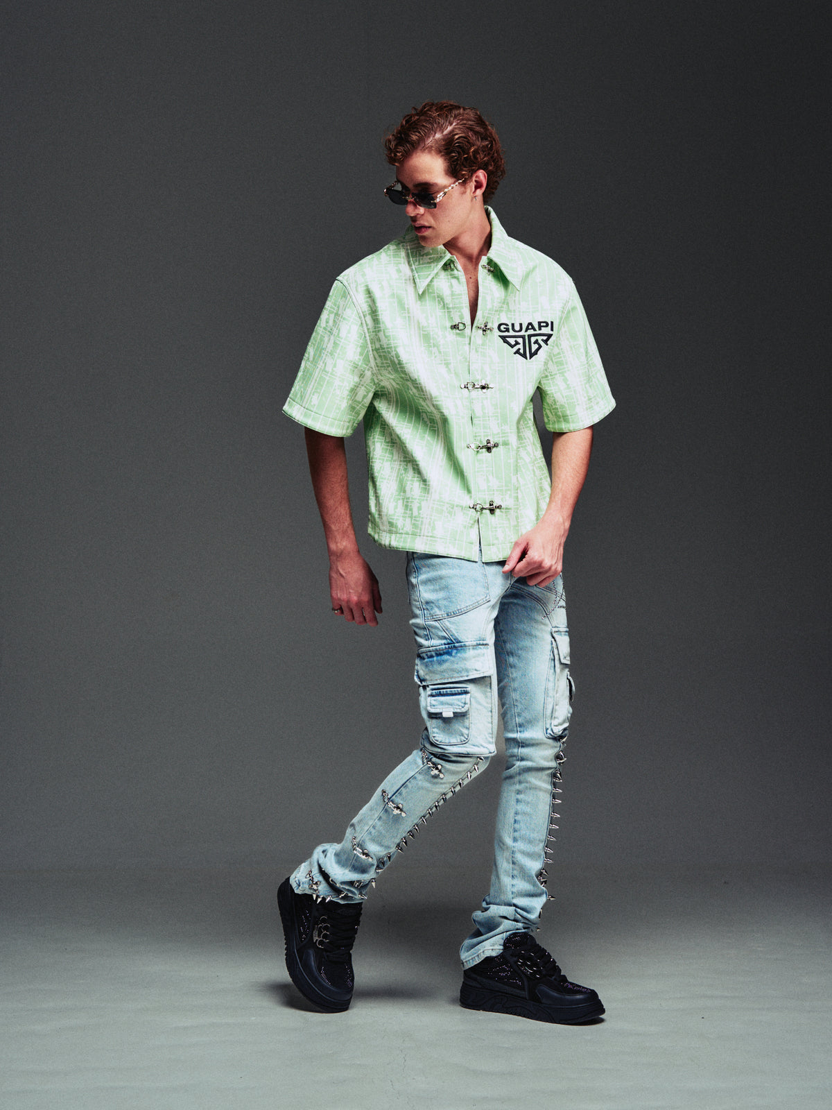 Mint Glock 17 Leather Shirt
