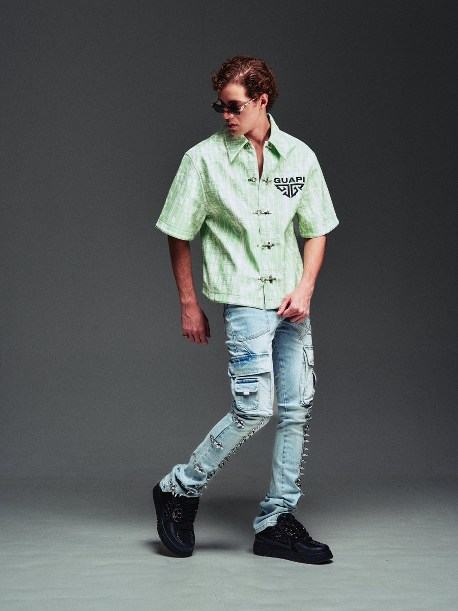 Mint Glock 17 Leather Shirt