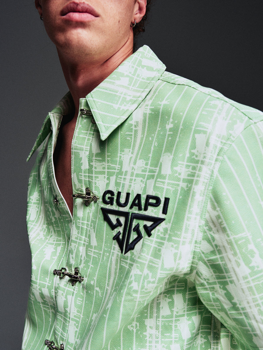 Mint Glock 17 Leather Shirt