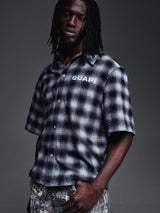 Obsidian Black Plaid Shirt