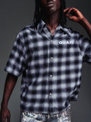 Obsidian Black Plaid Shirt