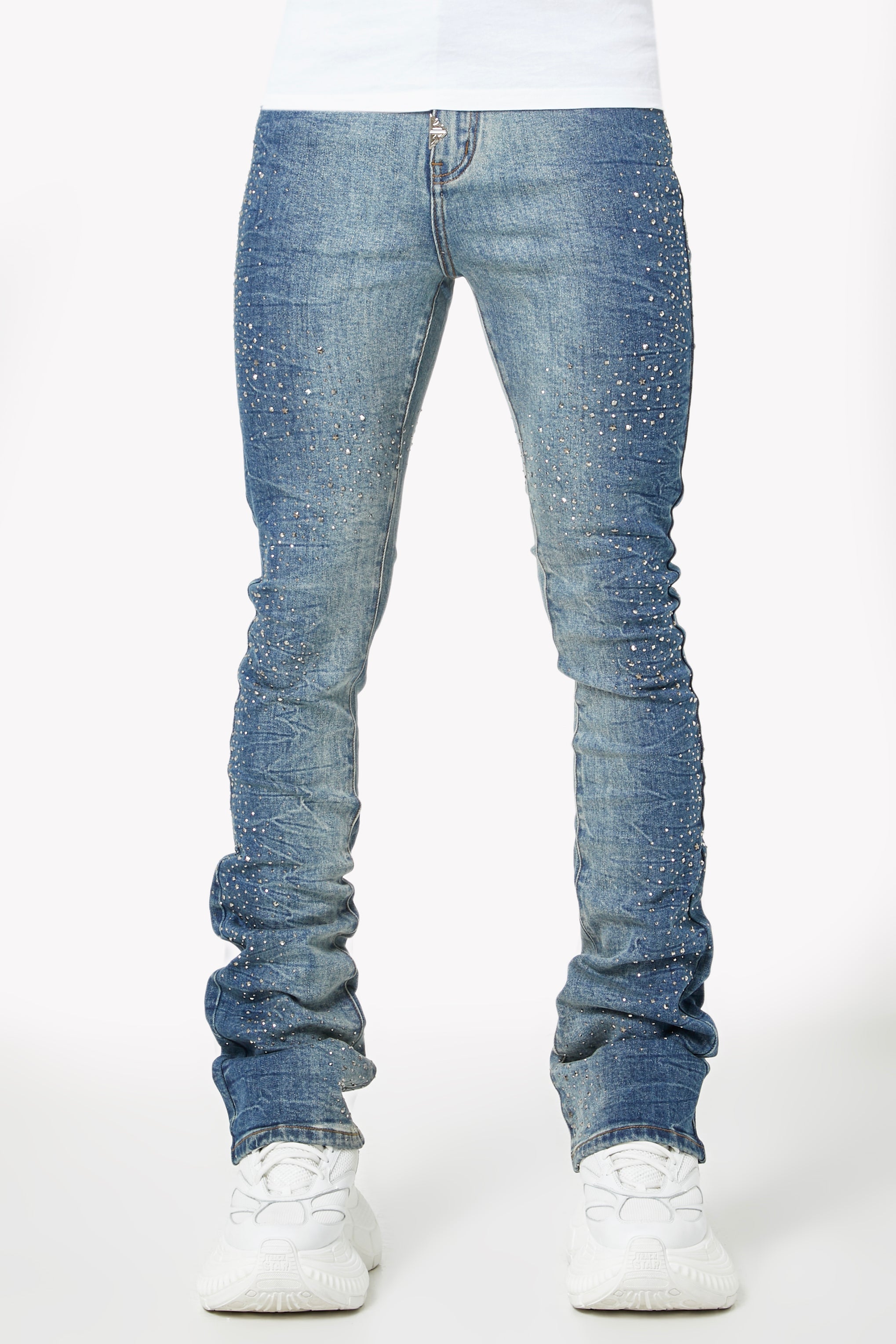 Acid Blue Starry Sky Denim