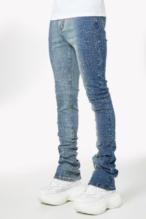 Acid Blue Starry Sky Denim