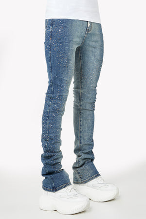 Acid Blue Starry Sky Denim
