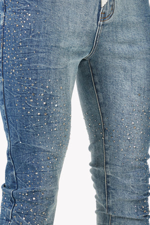 Acid Blue Starry Sky Denim