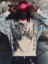 Panther Plaid Hoodie