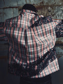 Black Lace Leather Shirt