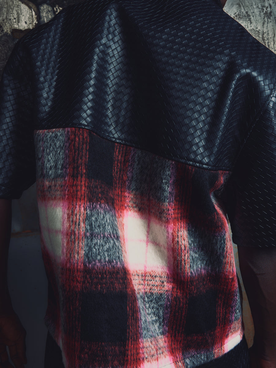 Obsidian Plaid Aviation Shirt