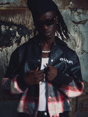 Obsidian Plaid Aviation Jacket