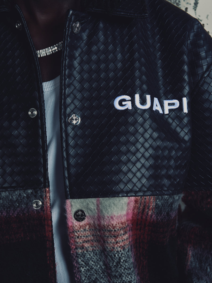 Obsidian Plaid Aviation Jacket