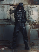 Obsidian Black Plaid Jacket
