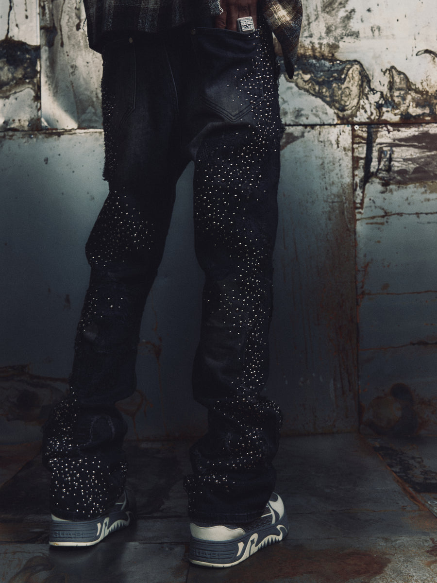 Obsidian Black Sacred Skull Denim