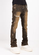 Vintage Brown Spider Denim