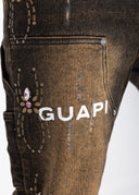 Vintage Brown Spider Denim