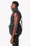Obsidian Black Puffer Vest