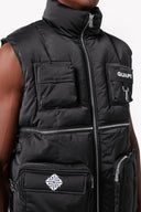 Obsidian Black Puffer Vest