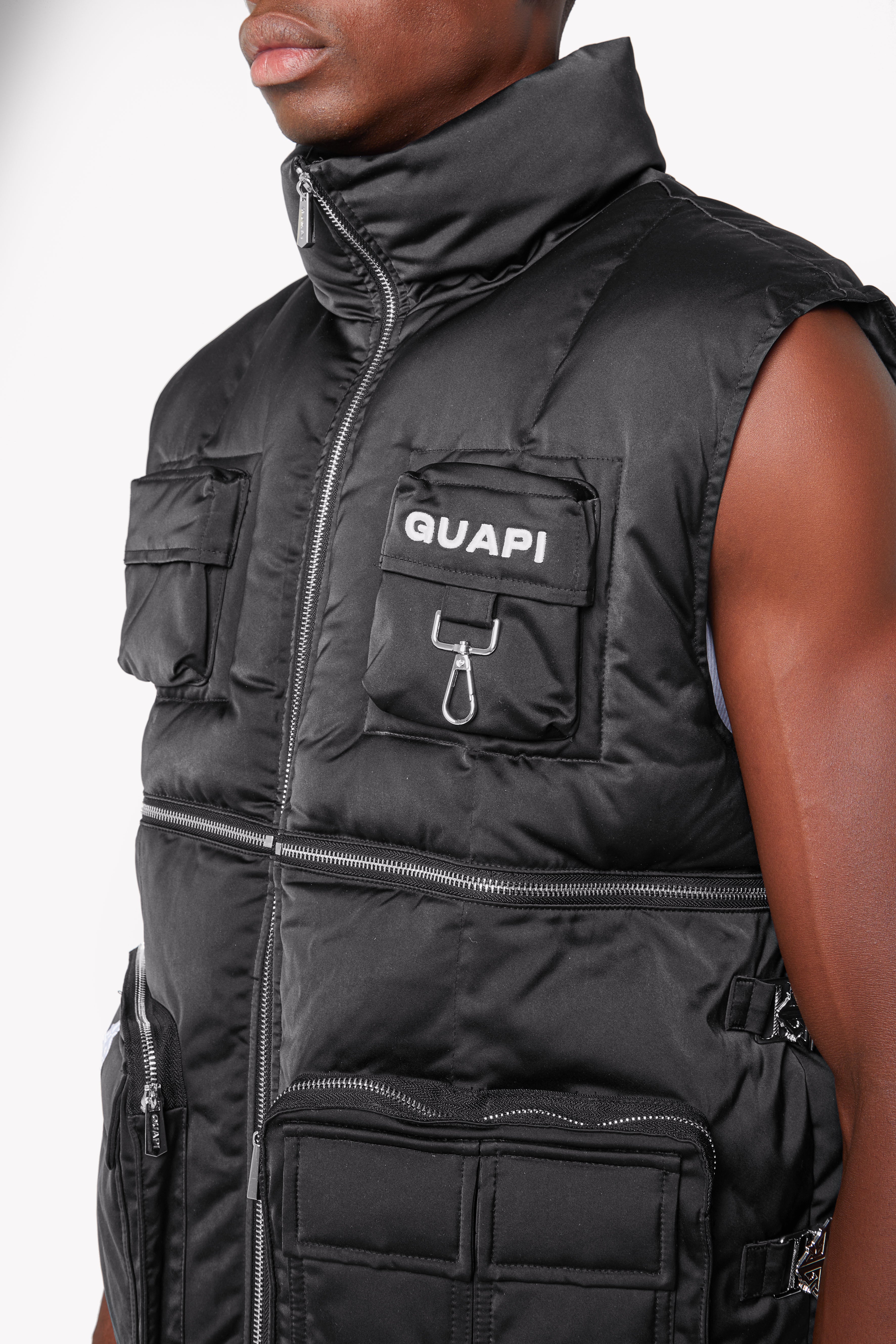 Obsidian Black Puffer Vest – GUAPI CLOTHING FZ-LLC
