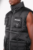 Obsidian Black Puffer Vest