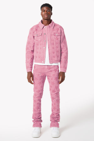 French Rose Star Denim