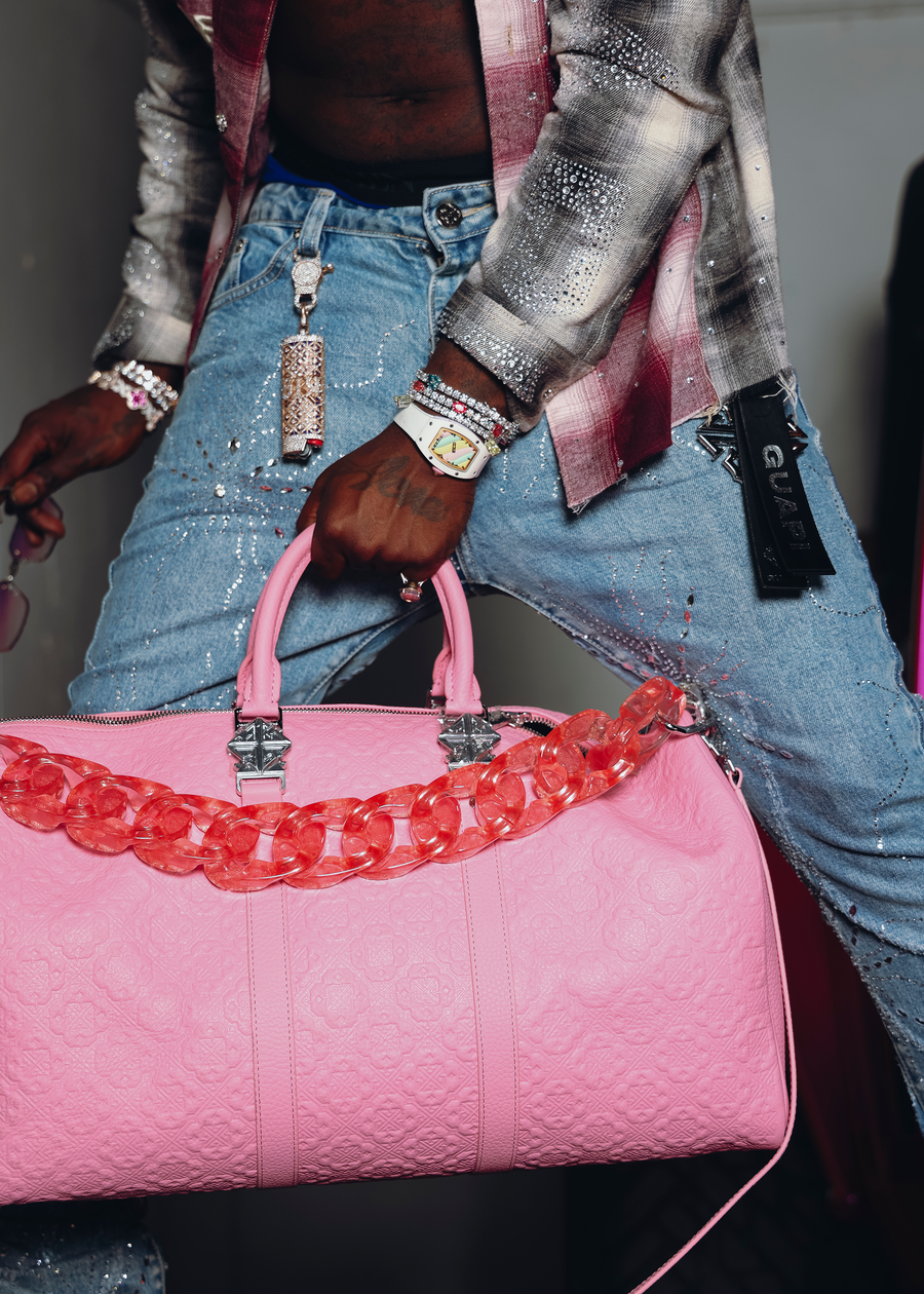 French Rose Duffle Bag