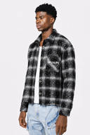 Obsidian Black Flannel